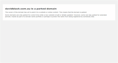 Desktop Screenshot of davidblack.com.au