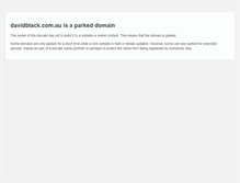 Tablet Screenshot of davidblack.com.au